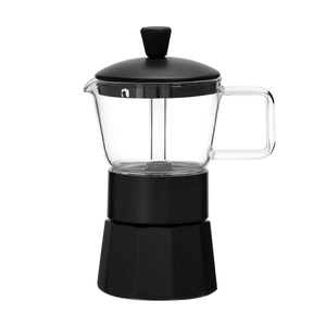 Cafetera espresso Moka Pot de aluminio con estufa y cafetera espresso - Product Image 1