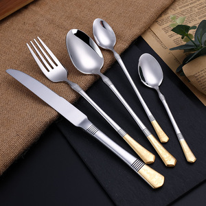 Fourchettes <span class=keywords><strong>de</strong></span> <span class=keywords><strong>table</strong></span> réutilisables en acier inoxydable bon marché d'usine <span class=keywords><strong>couverts</strong></span> rustiques - Product Image 5
