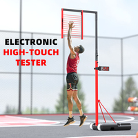 Medidor de Salto Vertical Electrónico con Poste Ajustable en Altura y Transmisión de Voz, Herramienta de Medición para Entrenamiento de Baloncesto
