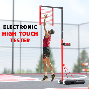 Tester Elettronico <span class=keywords><strong>per</strong></span> Salto Verticale con Asta Regolabile in Altezza e Annuncio Vocale, Strumento di Misurazione <span class=keywords><strong>per</strong></span> Allenamento di Basket - Product Image 2