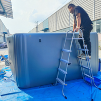 Piscine gonflable de haute qualité avec technologie Drop Stitch, baignoire pour adultes et enfants, taille et couleur personnalisables, sports de plein air