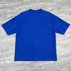 Camisetas Personalizadas de Manga Corta Estilo Urbano, Camisetas Lisas de Algodón con Corte Holgado, Camisetas Blancas Extra Grandes al por Mayor - Product Image 1