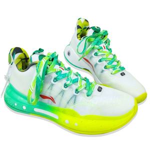 Lacci per scarpe con lacci piatti in poliestere con lacci per scarpe firmati Logo del marchio lacci per scarpe con stampa Color verde menta laccio - Product Image 6