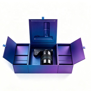 Cajas de Regalo Magnéticas Personalizadas de Alta Gama, Vacías, de <span class=keywords><strong>Doble</strong></span> Puerta, para Empaque de Cámara - Product Image 5