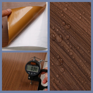 CHOOWIN Film Vinyle Adhésif PVC Effet Bois 0,18 mm Épais avec Technologie Anti-Bulles Imperméable Auto-Adhésif pour Décoration Intérieure - Product Image 2