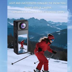Mini caméra corporelle, <span class=keywords><strong>enregistreur</strong></span> vidéo HD 2K, 270 °   Caméra de poche à objectif rotatif pour les sports de plein air - Product Image 2