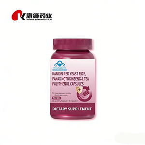 Cápsulas <span class=keywords><strong>de</strong></span> <span class=keywords><strong>Arroz</strong></span> <span class=keywords><strong>de</strong></span> <span class=keywords><strong>Levadura</strong></span> <span class=keywords><strong>Roja</strong></span> y Panax Notoginseng, Polifenoles y Proantocianidinas del Té, Suplemento Dietético GMP - Product Image 3