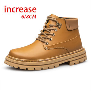 Chaussures Rehaussantes pour <span class=keywords><strong>Homme</strong></span> <span class=keywords><strong>avec</strong></span> Semelles 7 cm pour Grandir Talon Compensé Semelle Rehaussée Montante Grandes Tailles 37-46 - Product Image 1