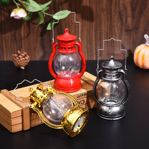 Acrylic Retro Pony đèn lồng Nhỏ Xách Tay Led gió đèn trong Snowman hình dạng cho trang trí nội thất bên Duplex LED Battery Powered - Product Image 2
