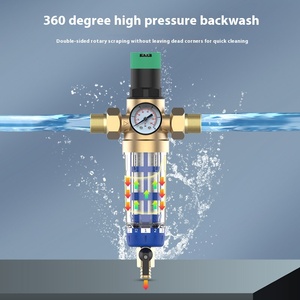 100 Micron Quay Xuống Tái Sử Dụng Brass Giảm Áp Lực Phía Trước Bộ Lọc Với Máy Đo Áp Suất Máy Lọc Nước Bộ Lọc Trước Cho Lọc - Product Image 6