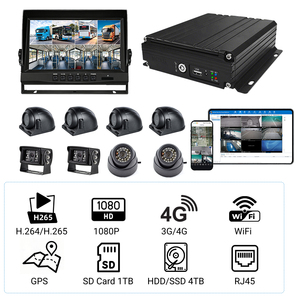 Grabadora <span class=keywords><strong>de</strong></span> Video Móvil SD <span class=keywords><strong>de</strong></span> 8 Canales con 4G WIFI GPS H.264 AHD1080P, Gestión <span class=keywords><strong>de</strong></span> Flota en Línea MDVR para Camiones Refrigerados, CMSV6 - Product Image 3