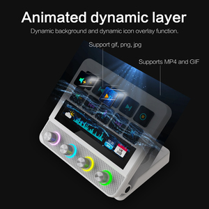 อุปกรณ์เสริม N4 <span class=keywords><strong>Pro</strong></span> Stream Deck Plus พร้อมไฟ RGB และหน้าจอสัมผัส - Product Image 2