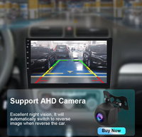 Autoradio double DIN 8 cœurs TS18 Android 12 2+32/4+64G 9/10.1'' avec Carplay sans fil, Bluetooth, FM, RDS, écran tactile IPS