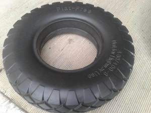 <span class=keywords><strong>Roue</strong></span> en mousse PU robuste <span class=keywords><strong>de</strong></span> 16 pouces 4.00-8 en polyuréthane avec roulement à billes, neuve, pour chariot à palettes et chariot à main - Product Image 3