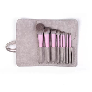 Nouvel ensemble de pinceaux de maquillage tendance de 8 pièces, ensemble de pinceaux de maquillage de qualité supérieure, ensemble cadeau, pinceaux doux <span class=keywords><strong>pour</strong></span> poudre, <span class=keywords><strong>yeux</strong></span>, estompage, ensemble de pinceaux de maquillage violet - Product Image 6