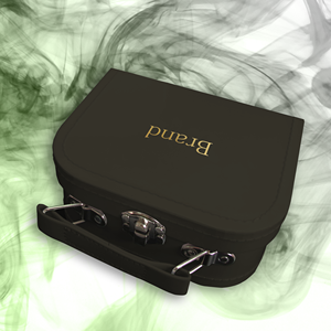 Boîtes de rangement en carton et papier cartonné avec finition brillante ou mate, gaufrage et impression personnalisées, petites boîtes cadeaux en forme de valise pour enfants - Product Image 1