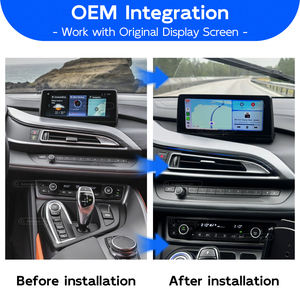 Kit d'interface de module décodeur sans fil Apple CarPlay et Android Auto AutoMMI série I8 pour BMW I8 I12 2014-<span class=keywords><strong>2020</strong></span> - Product Image 2
