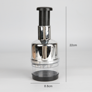 Cầm tay tỏi Dicer <span class=keywords><strong>Cutter</strong></span> đẩy xuống hướng dẫn sử dụng tỏi Mincer Máy Nghiền một tay tay Báo Chí tỏi thực phẩm Chopper với container - Product Image 4