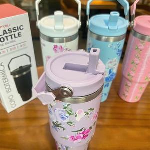 30oz in acciaio inox <span class=keywords><strong>Thermos</strong></span> <span class=keywords><strong>tazza</strong></span> con ghiaccio portatile auto <span class=keywords><strong>tazza</strong></span> di <span class=keywords><strong>caffè</strong></span> 304 bottiglia sottovuoto per regali d'affari all'aperto - Product Image 3