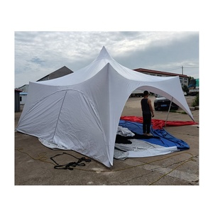 Tente Capri de 6m x 6m en PVC Vinyle Extérieur sur Mesure avec Cadre en Aluminium, Résistante aux UV, Imperméable Quatre Saisons - Product Image 4