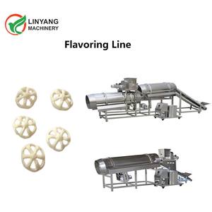 Machine automatique de saupoudrage de saveurs pour snacks LINYANG, chauffage électrique, assaisonnement uniforme, chips de pommes de terre, cacahuètes, snacks soufflés, 304 - Product Image 6