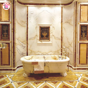 Piastrelle in Marmo Calacatta Gold Viola Italiano per Pareti <span class=keywords><strong>e</strong></span> Pavimenti del Bagno - Product Image 3