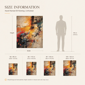Dipinto a Olio Astratto Stratificato <span class=keywords><strong>Sgraffito</strong></span> su Tela, Giallo Arancione Nero Rosso, Texture Personalizzabile, Vendita all'Ingrosso Direttamente dalla Fabbrica d'Arte - Product Image 3