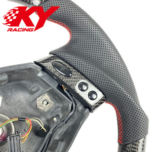 Volante Deportivo Personalizado de Fibra de Carbono Forjado con LED para Mini R50 One Cabrio JCW Clubman Cooper S Countryman Paceman - Product Image 2