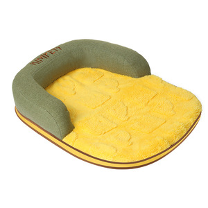 Customized four-season pet <b>bed</b>, cat <b>bed</b>, dog <b>bed</b>, warm fleece-lined four-piece pet supply set wholesale. - Product Image 5