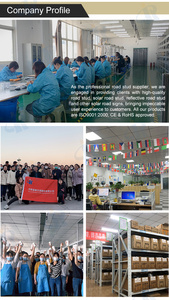 2 стороны безопасности солнечной энергии ip68 Водонепроницаемый кошачий глаз мигающий тротуар маркер на подъездной дорожке Солнечный Мигающий алюминиевый - Product Image 6