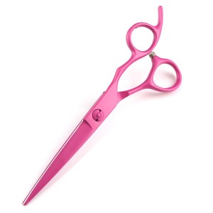 Chuyên Nghiệp Traceless Răng Kéo Bán Buôn Nhà Sản Xuất Công Cụ Cắt Tóc Thiết Lập Màu Hồng Nhà Tạo Kiểu Tóc Kéo Phẳng Cho Salon Tóc - Product Image 3