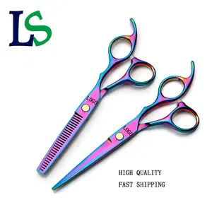 Custom Logo Barber Shears Hair Stylist Scissors Salon Stainless Steel Hair Cutting Scissors