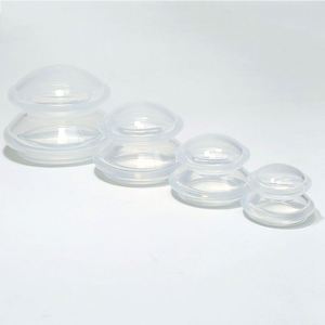 Ventouses en silicone colorées, 4 tailles, ensemble de thérapie par aspiration sous vide pour la relaxation musculaire, massage <span class=keywords><strong>anti</strong></span>-<span class=keywords><strong>cellulite</strong></span> - Product Image 5