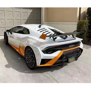 <span class=keywords><strong>Aileron</strong></span> arrière en carbone sec de haute qualité pour Lamborghini Huracan LP610 STO, couvre-moteur arrière - Product Image 3
