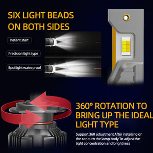 Sistema de Iluminación LED para Automóviles SFIDA V3E Tricolor, 6000K, con Garantía de 2 Años, Diseño Personalizado y Construcción Duradera - Product Image 4