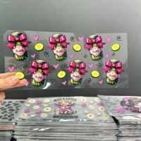 Etiquetas Adhesivas UV DTF Personalizadas al por Mayor, Envolturas Lavables e Impermeables para Tazas, Decoración con Diseño de Constelaciones
