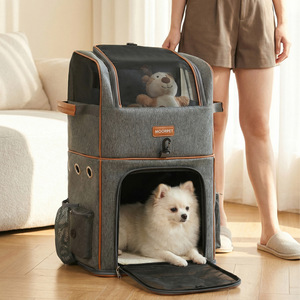Tas Jinjing Hewan Peliharaan Lapis Ganda Polyester Langsung dari Pabrik untuk Kucing dan Anjing, Tas Plastik Portabel dan Bernapas untuk Kotoran Kucing - Product Image 4