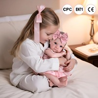 Poupée Reborn réaliste de 19 pouces en vinyle souple, jouet pour enfants, cadeau, vente en gros, personnalisable