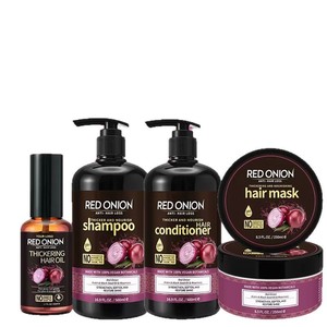 <span class=keywords><strong>Crème</strong></span> pour cheveux bouclés et dreadlocks vegan à la marque privée, à l'oignon rouge, 2 en 1, antipelliculaire, contrôle du sébum, hydratante, nourrissante - Product Image 5