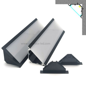 Perfil de aluminio LED para techo, tira luminosa de yeso para esquina superior, canal lineal de montaje en superficie. - Product Image 3