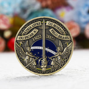 Souvenirs, pièces de monnaie en métal plaqué laiton, 3D, détails élevés, gaufrage, logo en métal, alliage de zinc, pièces de monnaie personnalisées double face - Product Image 3