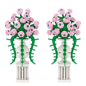 Bloques de construcción compatibles con ladrillos de plantas de flores, juguetes para niños, regalo ideal para amigos y decoración de bricolaje en el tema de la granja de la ciudad - Product Image 3