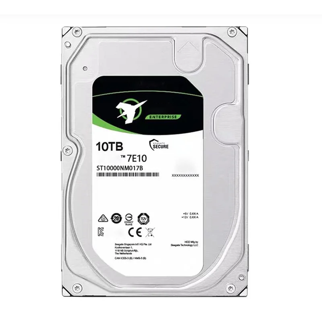 ST10000Nm017B 10TB Enterprise HDD 7200Rpm 256MB Cache 6Gbps 3.5 Inch Internal Hard Drive for AI Server Data Center Storage
