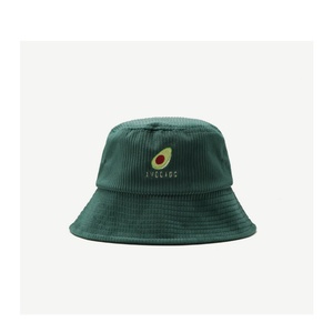 Sombrero de Pescador de Pana Bordado Personalizado de Alta Calidad para Mujer, Estilo Casual, para Verano e Invierno, Venta al Por Mayor - Product Image 1