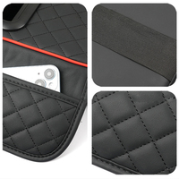 Coussin de console centrale pour voiture avec support de tasse et poche latérale pour téléphone, pour soulager la pression du coude, compatible BMW Toyota Honda
