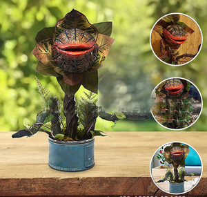 Figura Decorativa de Resina de Halloween, <span class=keywords><strong>Audrey</strong></span> <span class=keywords><strong>II</strong></span>, Planta Piranha, de la Película Little Shop of Horrors, Estatua de <span class=keywords><strong>Audrey</strong></span> <span class=keywords><strong>II</strong></span> para Jardín - Product Image 1