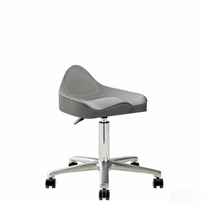 Sillón de Peluquería Giratorio y Elevable con Ruedas para Salón de Belleza, Silla de Trabajo para Estilista, Silla de Masaje - Product Image 4