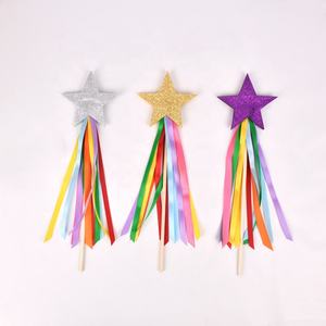 Varitas Mágicas de Princesa con Brillantina, Varitas de Hada y Ángel para Niñas, Hechas a Mano, de Buena Calidad, para Graduación y Acción de Gracias - Product Image 1