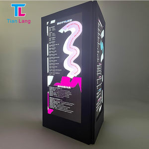 Affichage LED de haute qualité menu de liste de prix 2 panneaux 2 vues lumineuses LED menu éclairé - Product Image 1