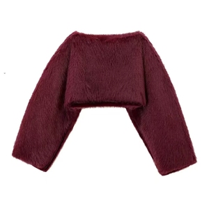 54 Otoño Nuevo Abrigo de Piel Sintética Ultrafino de Manga Larga a la Moda - Product Image 4